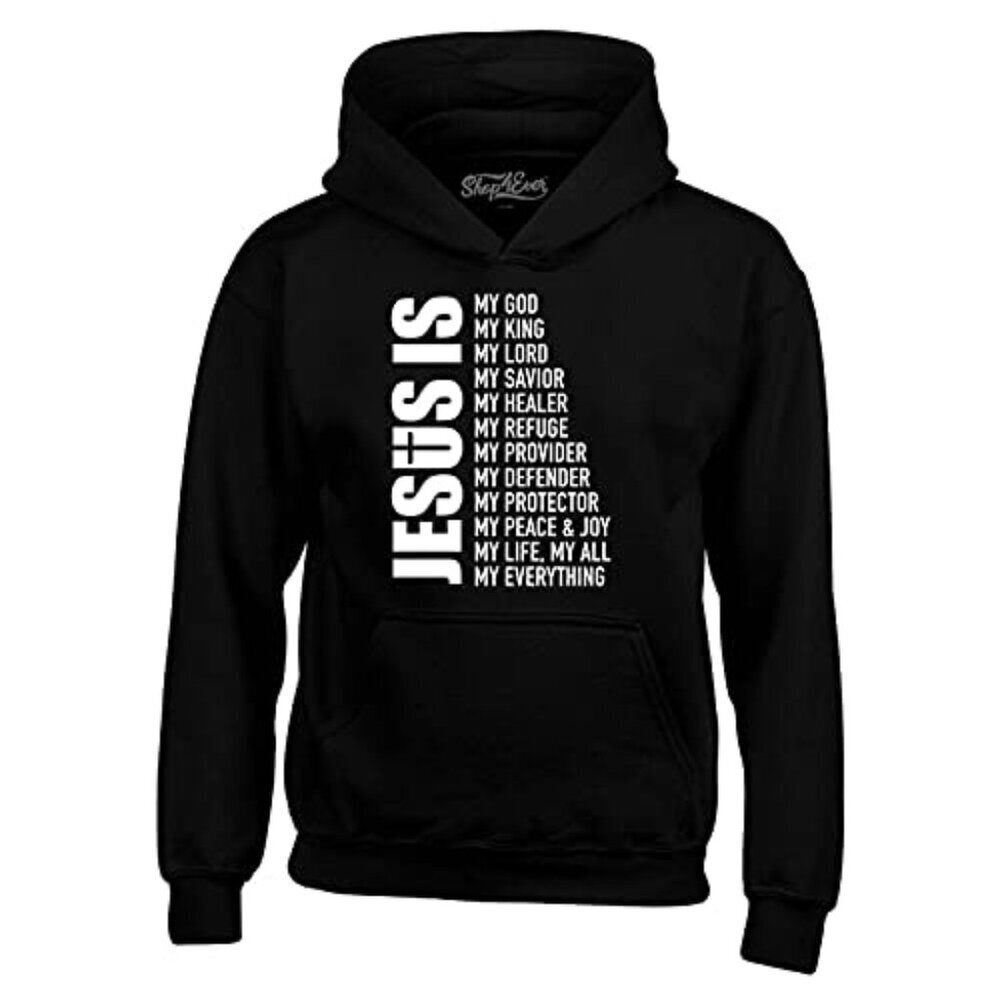 Christian Hoodie Sweatshirt Lightweight Casual Faith Inspired Everyday Wear - Picture 2 of 5